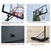 YALLA HomeGym Adjustable Height 7.5 to 10ft Portable Basketball Hoop, 44 Inch Backboard