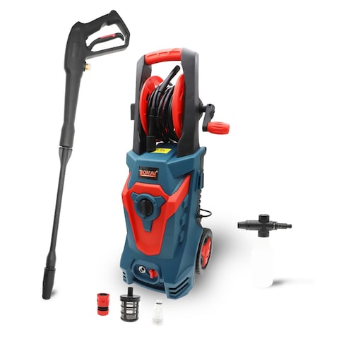 High-Power Car Pressure Washer, 1500W-3000W, 90-400 Bar Adjustable Pressure, 5.5L/min Flow, for Vehicles, Driveways, and Outdoor Cleaning