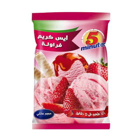 5 مينيتس أيس كريم فراولة - 200جم