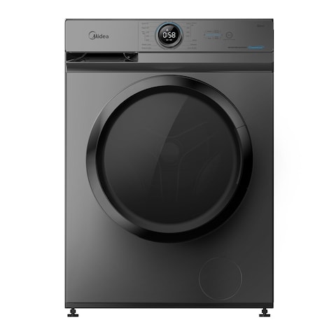 Midea Fully Automatic washing Machine - 8 Kilogram - Silver - MF100W80B/TT