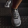 LOCK LACES Reflective Elastic No Tie Shoelaces, One Size Fits All Gray