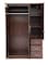 3 Door Wooden Wardrobe Cabinet Cupboard Engineered Wood Perfect Modern Stylish Heavy Duty