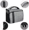 COOPIC BL-26L (LARGE GRAY) Messenger CANVAS DSLR Camera Bag Urban Life Shoulder Case for Nikon Sony Canon Olympus Pentex Interchangeable Mirrorless Micro 4/3 Full Frame Lens Digital SLR