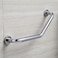 Stainless Steel Shower Angled Grab Bar (1 Inch Thick),Shower Sturdy Safety Handle, Bathroom Balance Bar, Safety Hand Rail Support,Handicap, Elderly, Injury, Senior Assist Bath Handle, by WESDA