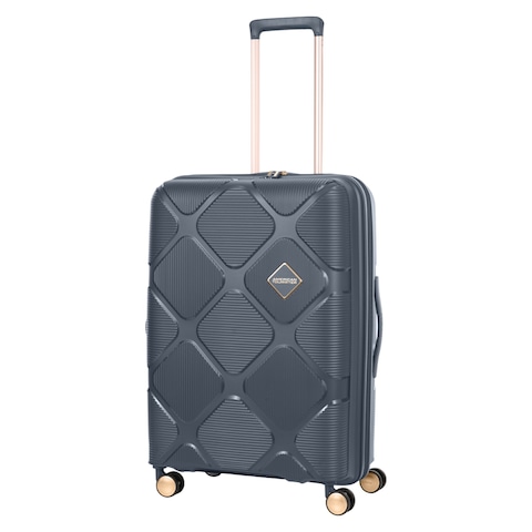 American Tourister Instagon Spinner Luggage Hard Trolley Dark Grey 69cm