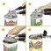 Other, Multifunctional Stainless Steel Professional Tin Can Opener Kitchen Craft Easy Grip Opener For Cans Bottle Opener, Silver Black, 2724458406709
