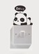 Spoil Your Wall Cute Panda Switch Wall Sticker White/Black 10X10cm