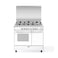 Glem Gas Cooker PU9639GX 6 Burners White