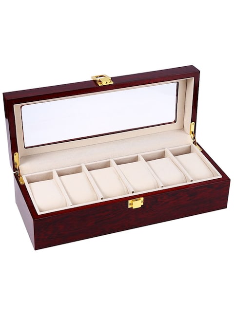 Generic 6 Slot Wooden Watch Box (SNO-14)