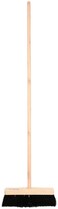 Moonlight Hard Bristles PVC Broom - 30 cm, Black