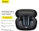 Baseus Wireless Earbuds, Hybrid Active Noise Cancelling Bluetooth Earphones, Bluetooth 5.3 Headphones with Dual-mic + Al Noise Cancellation Algorithm, 30H Playtime, APP Control Black