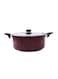 ROYALFORD Nonstick Cookware With Lid Red/Silver/Black 26centimeter