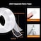 Diker Double Sided Nano Tape Heavy Duty Multipurpose Wall Tape Adhesive Strips, Washable Strong Sticky Transparent Tape Gel Poster Carpet Tape For Paste Items, Household (9.84Ft/3M)