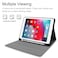 KKmoon - BT Wireless Keyboard Case Cover Protective Case Portable Keyboard for iPad Air1/2 iPad Pro 9.7/iPad 9.7（2017/2018）(White-Black)