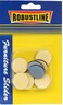 ROBUSTLINE SELF ADHESIVE FOOR PROTECTOR (FURNITURE  GLIDE) ANTI SLIDE ROUND GREY COLOR (25MM) 8PCS/CARD