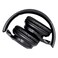 Moodix ANC Bluetooth On-Ear Headphones, Active Noise Cancelling Wireless Headphones Android and iPhone Compatible, Over-Ear Loud Headphones with Deep Bass, Black