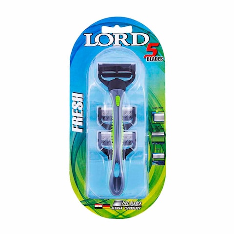 Lord Fresh 5 Blades Shaving Razor - 2 Blades