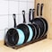6-Layer Adjustable Pan And Pot Lid Rack Organizer Kitchen Organizer Dishes Stand Cutting Board holder,Space Saving Kitchen Storage
