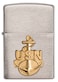 Zippo Lighter Model 280Anc-Brush Fin Chr/Anchor-720060190