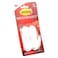Command 17081 Designer Hooks, Medium, Holds 1.3 Kg. each hook, white color. 2 hooks and 4 strips/pack
