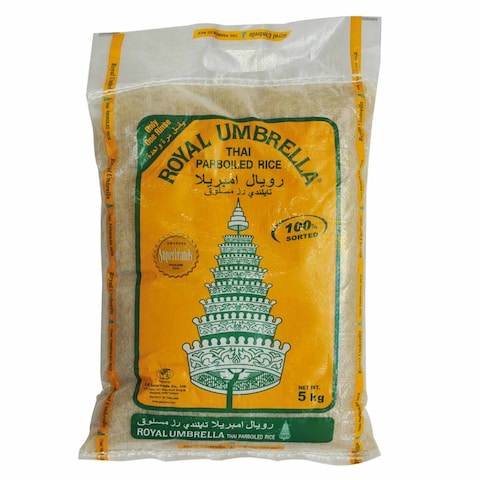 Royal Umbrella Thai Parboiled Rice 5Kg
