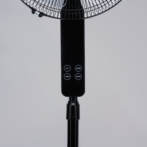 DOMEA&reg; Stand Fan 16 Inches, 5 Blades With Remote Control, Adjustable Height Ideal For Home, Office, Apartment Cooling