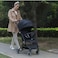 Teknum Travel Cabin Stroller with Coffee Cup Holder - Black