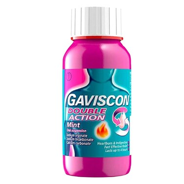 Gaviscon Mint Double Action anti-acid syrup 150ml