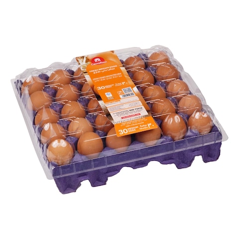 Carrefour Fresh Medium Brown Eggs 30 PCS