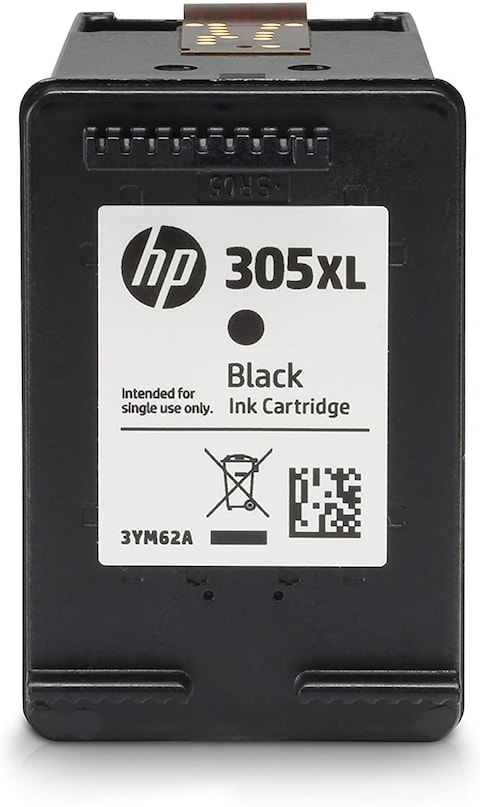 HP 305Xl High Yield Black Original Ink Cartridge, 3Ym62Ae