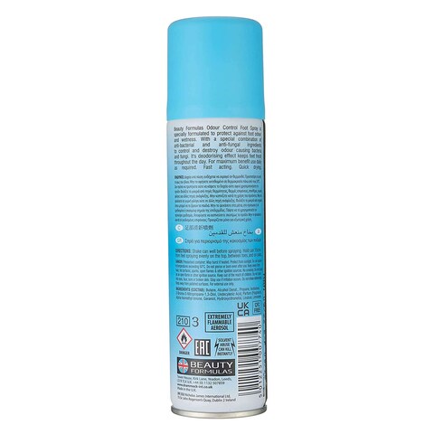 Beauty Formulas Foot Spray150Ml