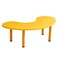 Children Crescent Shaped Plastic Table