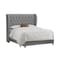 In House Roma Velvet Bed Frame - King - 200x180 cm - Gray