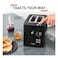 Tefal Smart'n Light Digital Toaster 850W TT640840 Black
