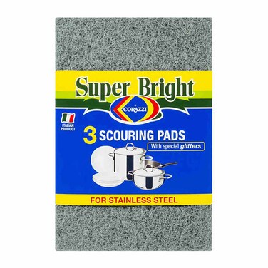 إسفنجة مطبخ كورازي سيلفر - عبوة من 3