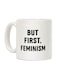 muGGyz Printed Ceramic Coffee Mug White