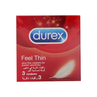 Durex Feel Thin Condoms 3 pieces