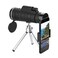 Generic-40X60 Zoom Optical Lens Monocular Telescope Compass + Tripod+ Clip Universal for Phone