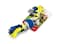 Vadigran Cotton rope 2 knots + tennisball blue-yellow 26cm