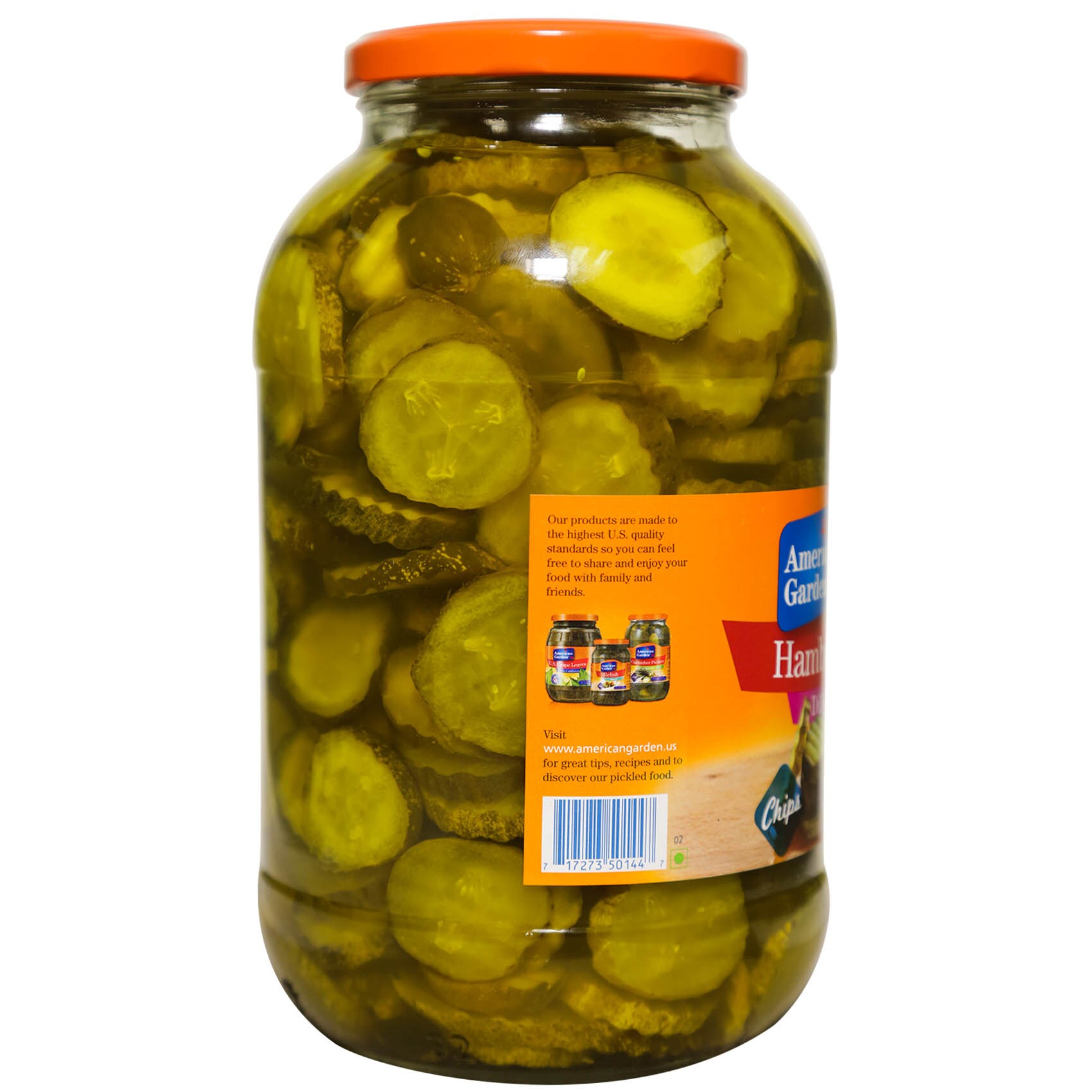 American Garden Pickles Hamburger Dill Chips 1.93 Kg product thumbnail 3