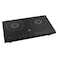 evvoli Induction Hob, 2 Burners with 9 Stage Power Settings, Soft Touch Control And Safety Switch, EVKA-IH201B