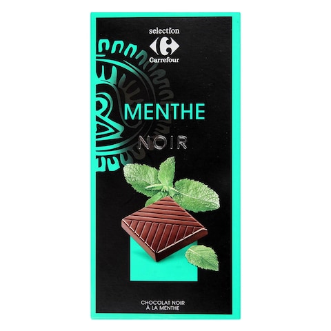 Carrefour Selection Mint Dark Chocolate Bar 100G