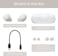 Sony WF C500 True Wireless Headphones Up To 20 Hours Battery Life With Charging Case Voice Assistant Compatible Built In Mic For Phone Calls Reliable Bluetooth Connection White, WFC500W.CE7