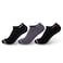 MEN SOCKS PK3 PRN LOCT BLK-GRY-NVY