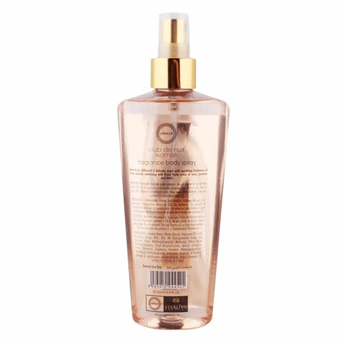Armaf Club De Nuit Fragrance Body Mist  Clear 250ml