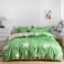 6-Piece Double Size Duvet Cover Set 1 Duvet Cover + 1 Flat Sheet + 4 Pillow Cases Microfibre BONHEUR