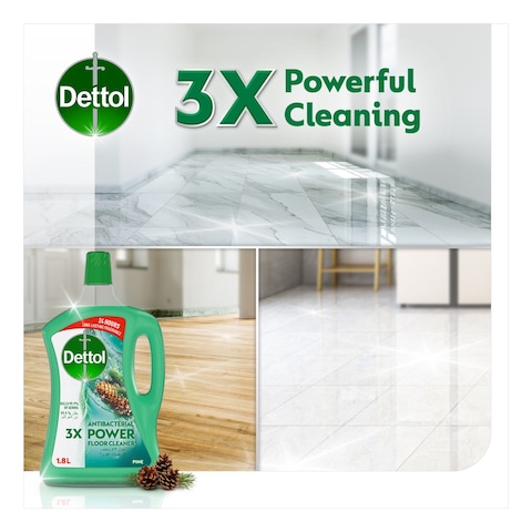 Dettol 3x Power Antibacterial Floor Cleaner Pine 1.8L