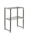 Generic Telescopic Microwave Oven Storage Rack Silver 51X26X5cm