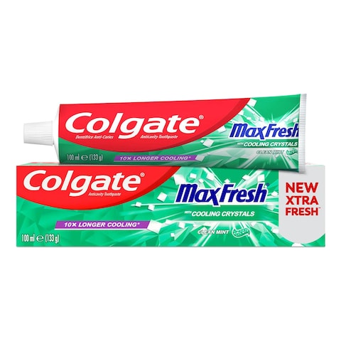 Colgate Max Fresh Gel Toothpaste Clean Mint Green 100ml