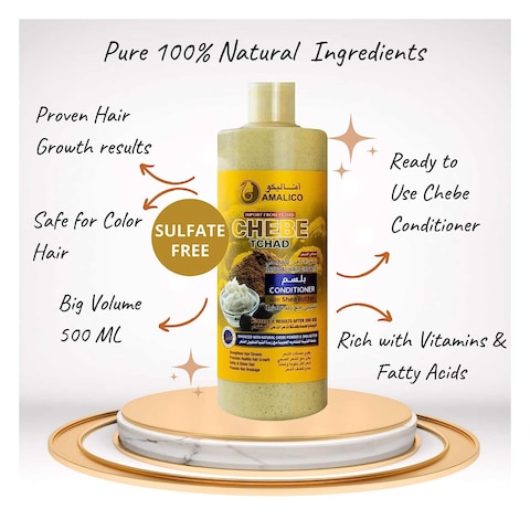Amalico Chebe Powder And Shea Butter Conditioner 500ml